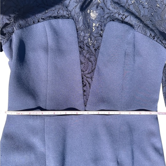 Babaton Masaki Navy Lace Bustier Mini Dress NWT Size 6 (Aritzia Starboard) - Picture 13 of 13